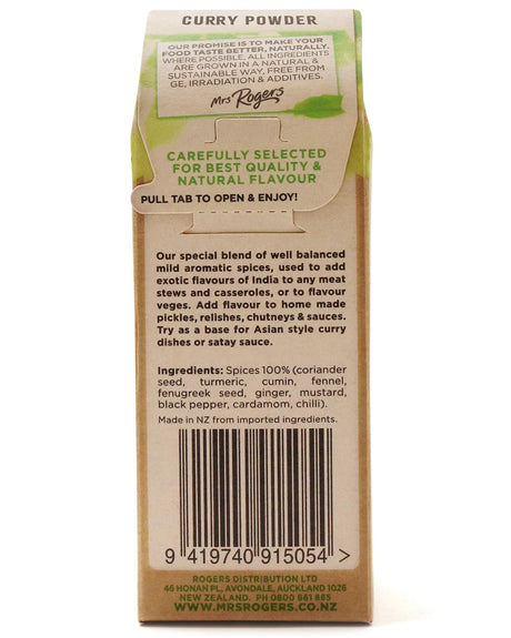 Mrs Rogers ECO Naturals Curry Powder 40g