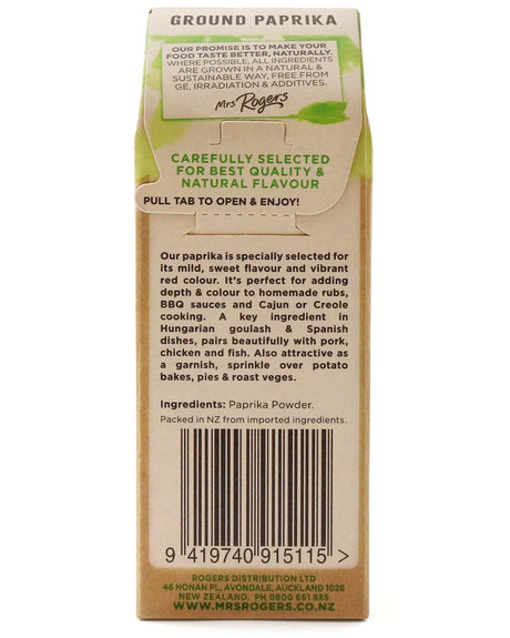 Mrs Rogers ECO Naturals Paprika Powder 40g