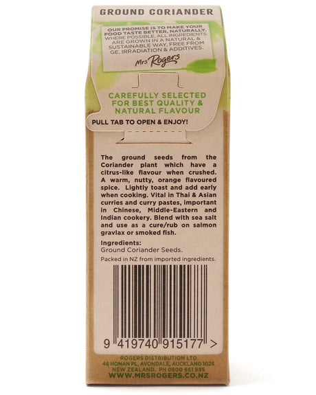 Mrs Rogers ECO Naturals Ground Coriander 30g