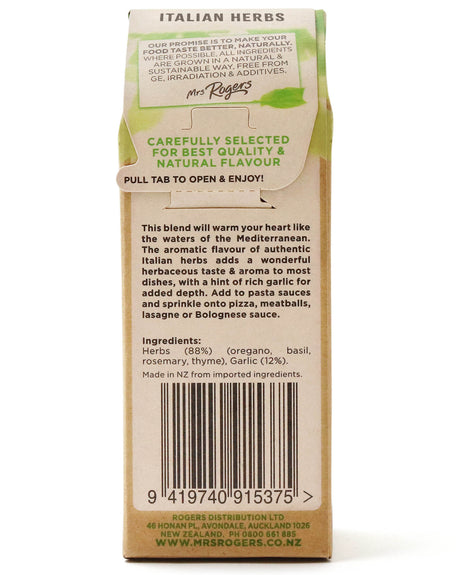 Mrs Rogers ECO Naturals Italian Herbs 11g
