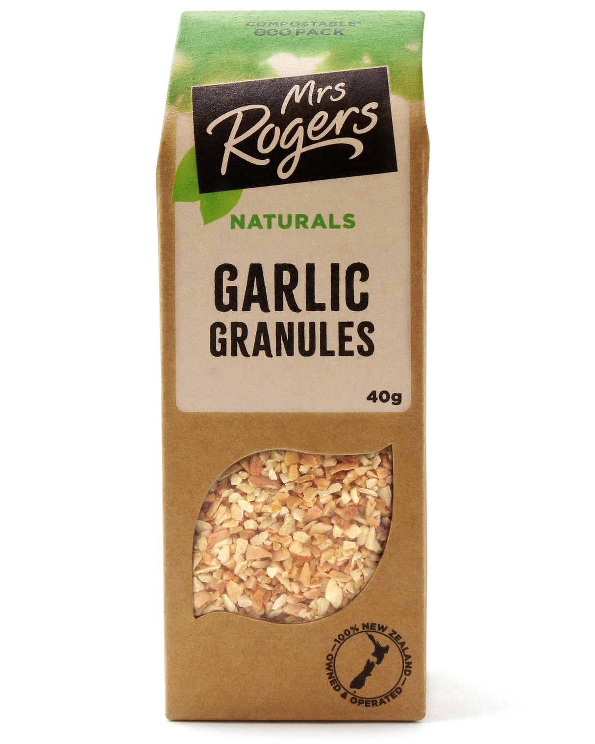 Mrs Rogers ECO Naturals  Garlic Granules 40g