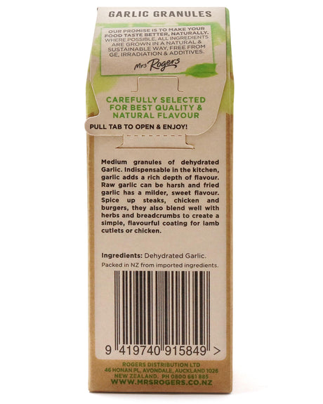 Mrs Rogers ECO Naturals  Garlic Granules 40g