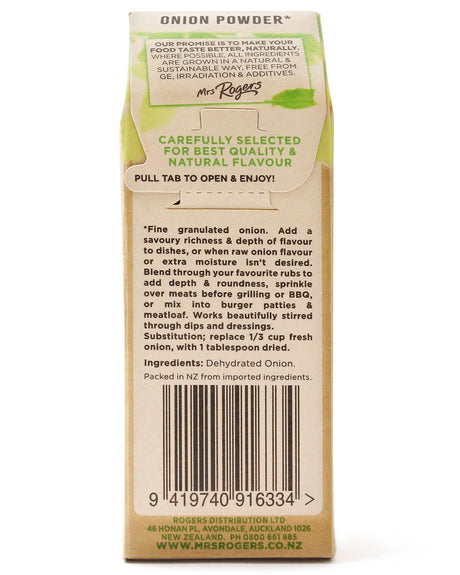 Mrs Rogers ECO Naturals Onion Powder 40g