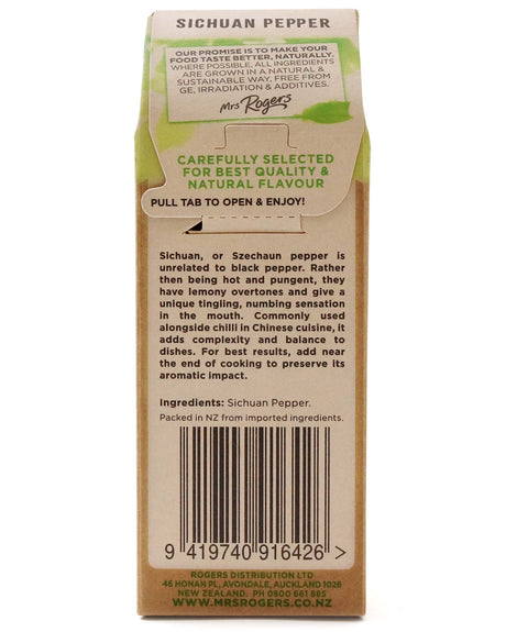 Mrs Rogers ECO Naturals Sichuan Pepper 10g