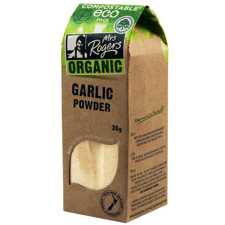 Mrs Rogers ECO Organic Garlic Powder 30g