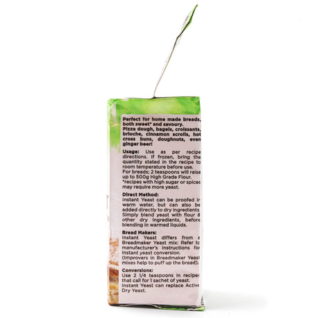 Mrs Rogers Naturals Instant Dry Yeast Block 125g
