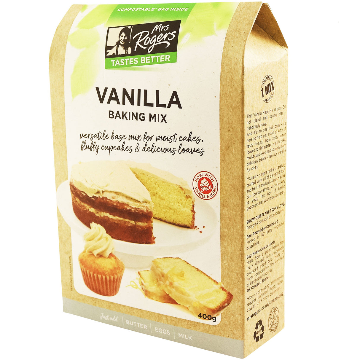 Mrs Rogers Vanilla Cake Baking Mix 500g