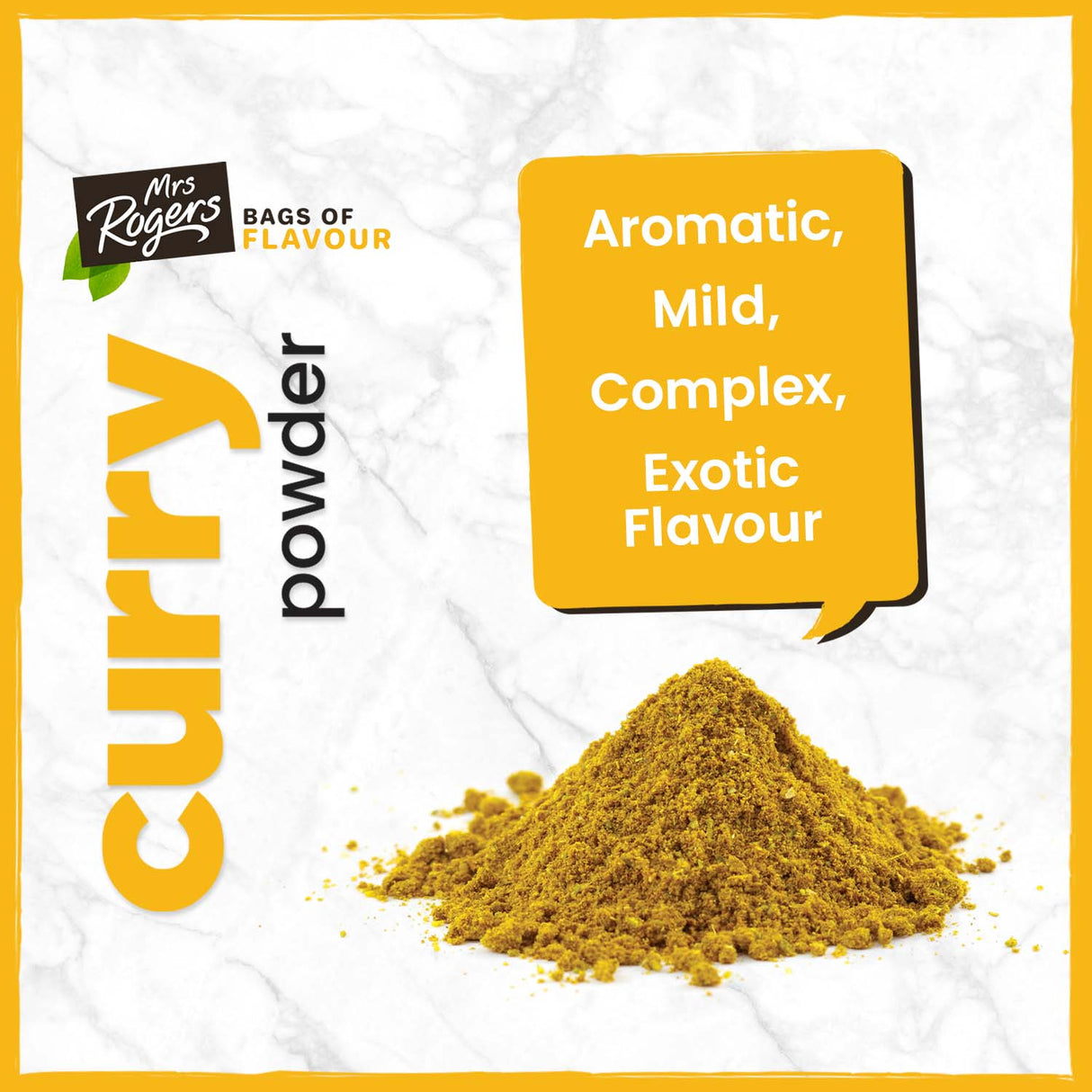 Mrs Rogers Bags of Flavour Curry Powder 40g