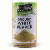 Mrs Rogers Naturals Ground White Pepper Canister 60g
