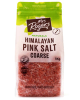 Mrs Rogers Himalayan Pink Salt Coarse 1kg Bag