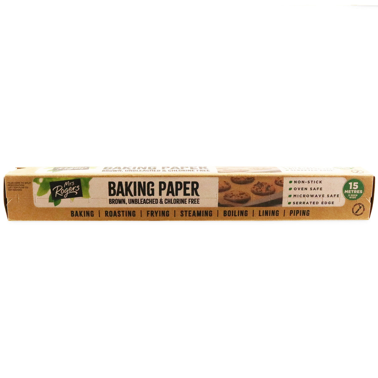 Mrs Rogers Brown Baking Paper (15mX30cm)