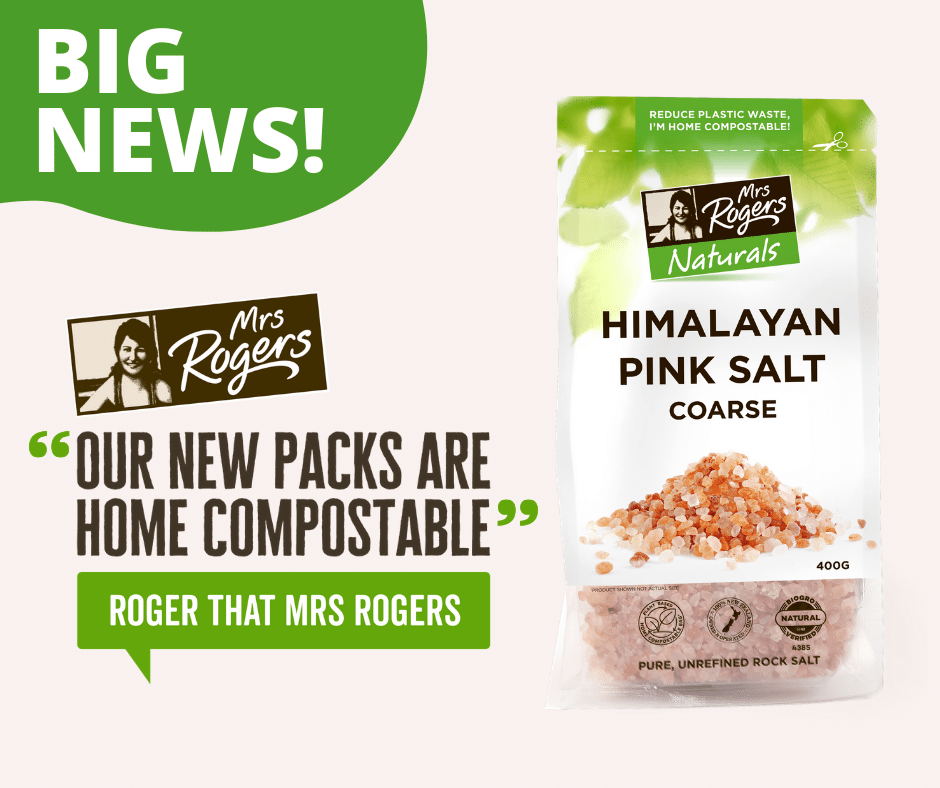 Our New Packs are Home Compostable